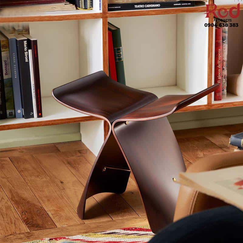 Ghế đôn bươm bướm Butterfly Stool kiểu Nhật CH009 6