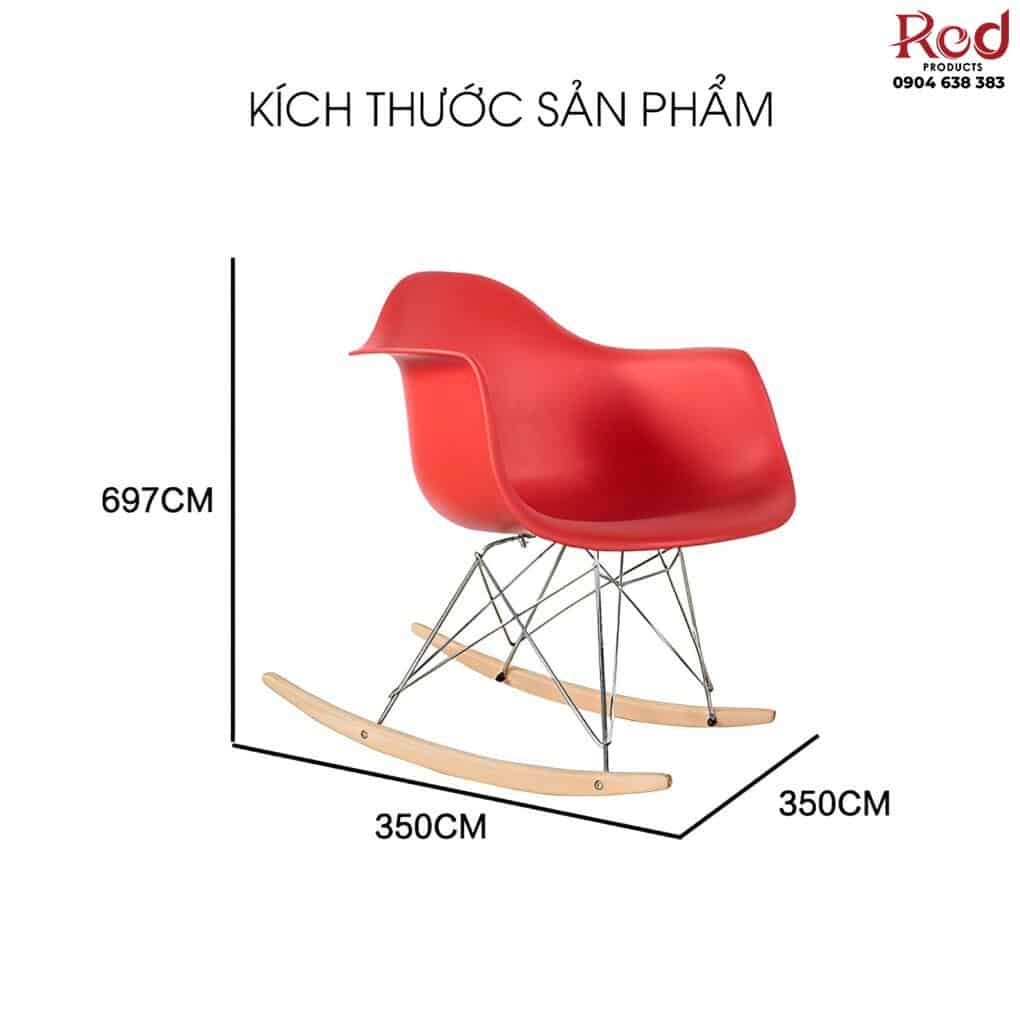 Ghế Eames bập bênh chân gỗ cá tính YY11 12