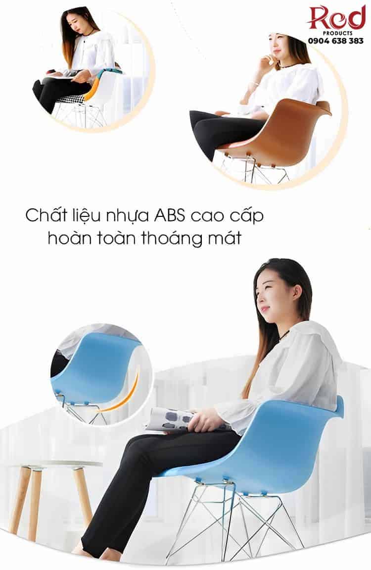 Ghế Eames bập bênh chân gỗ cá tính YY11 10