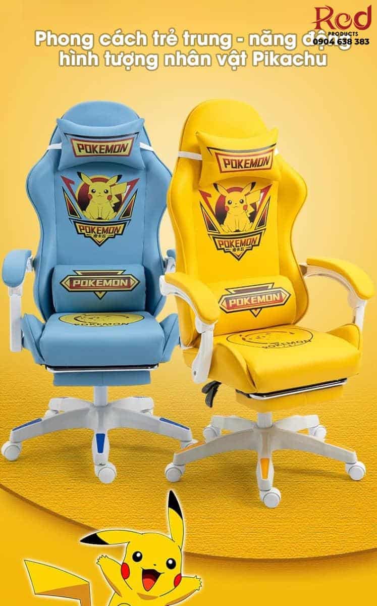 Ghế giải trí gaming Pikachu nhiều màu sắc PK807 6