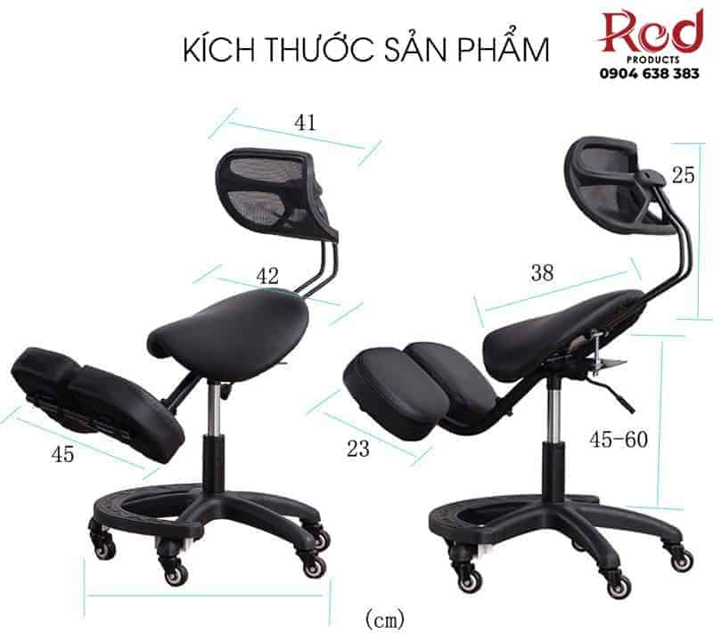 Ghế làm việc công thái học quỳ gối chống gù AY6534 11