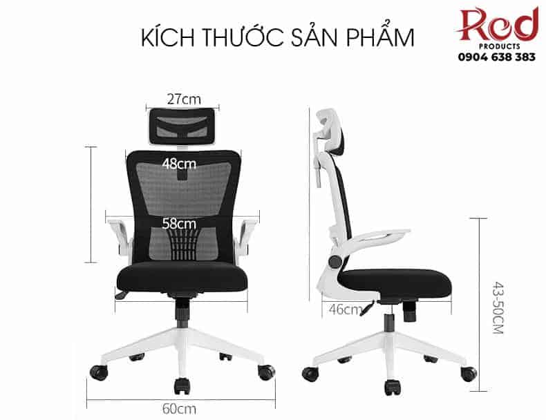 Ghế làm việc học tập công thái học Ergonomic YZ1379 13