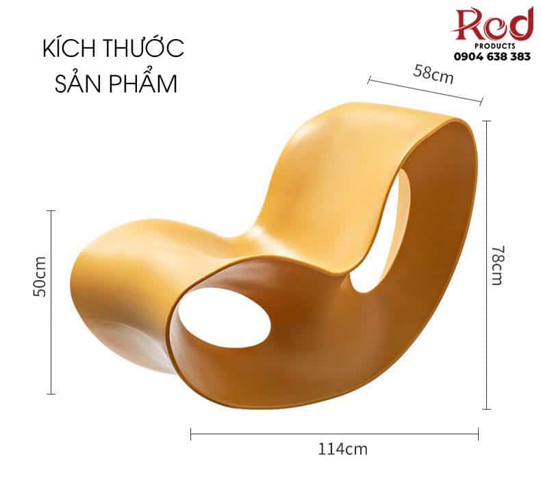 Ghế lười bập bênh Voido Rocking Chair VR6805 12