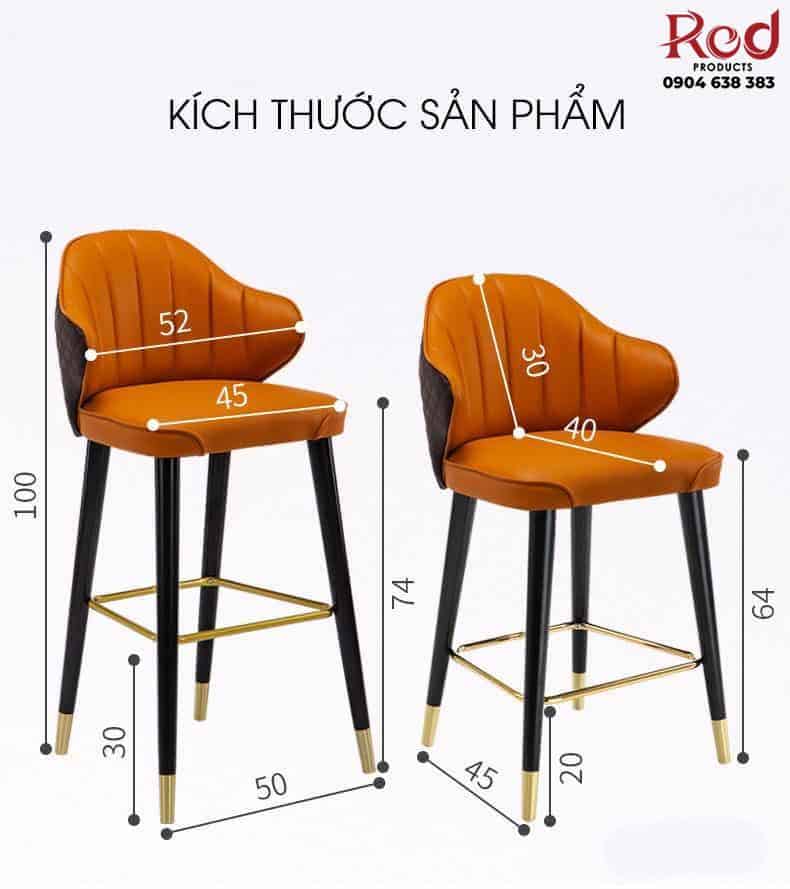 Ghế quầy bar lễ tân nhà hàng khách sạn QX1319 11