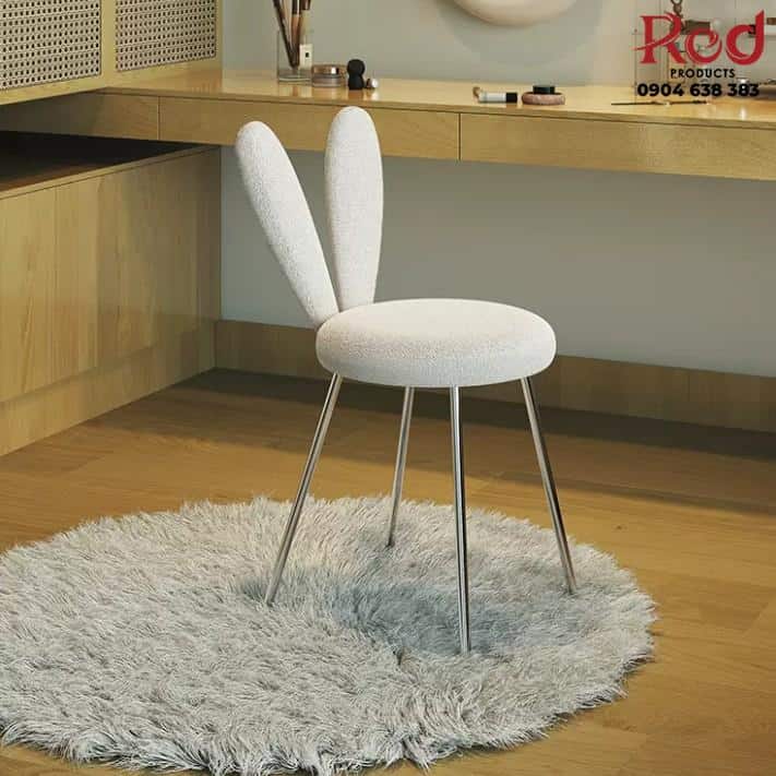 Ghế Rabbit Chair đệm lông cừu sang trọng BC6777 7