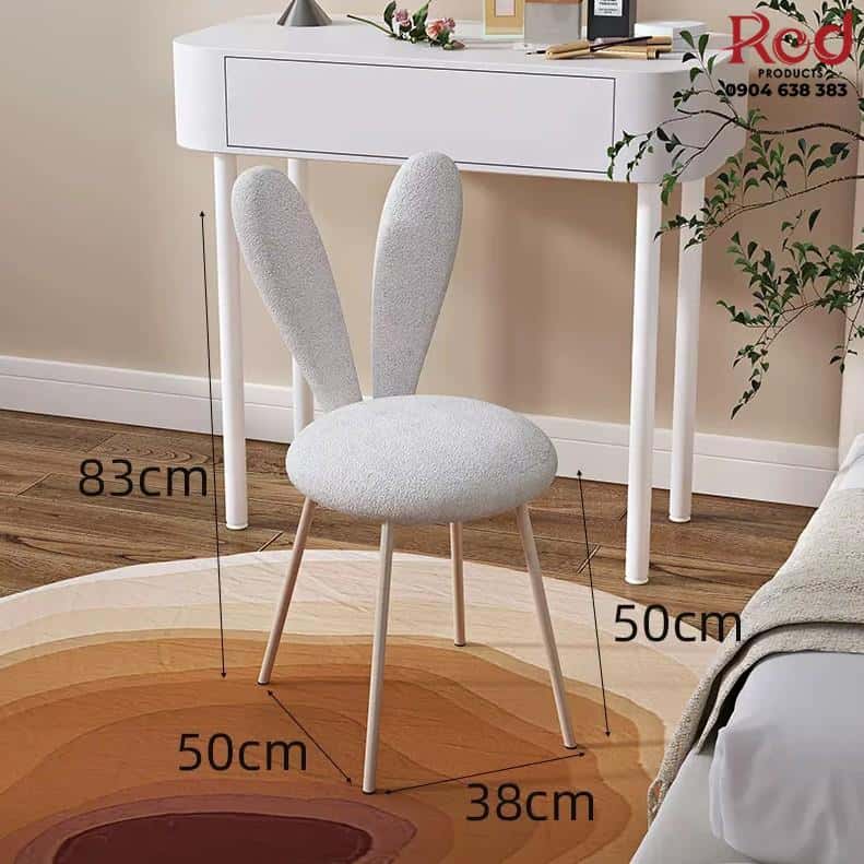 Ghế Rabbit Chair đệm lông cừu sang trọng BC6777 15