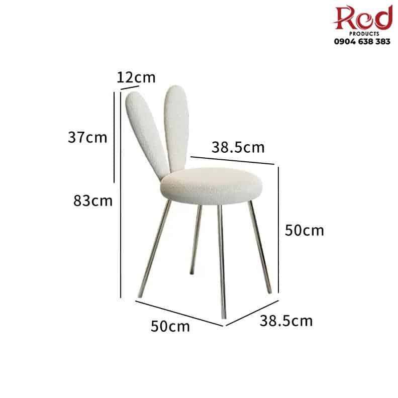 Ghế Rabbit Chair đệm lông cừu sang trọng BC6777 14