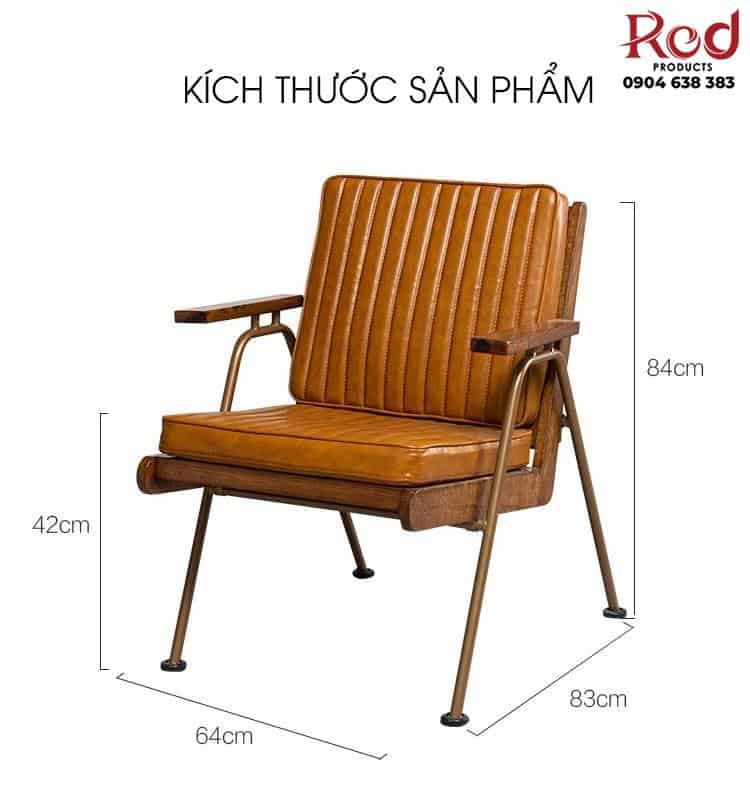 Ghế sofa da cổ điển kiểu Mỹ đọc sách uống cafe MD14 13