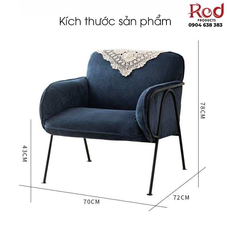 Ghế sofa thư giãn phong cách retro Bắc Âu JB807 12