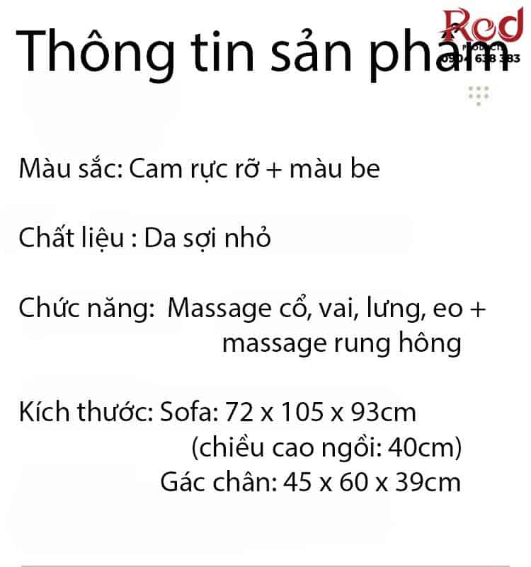 Ghế sofa điện massage thư giãn cao cấp SF7189 14