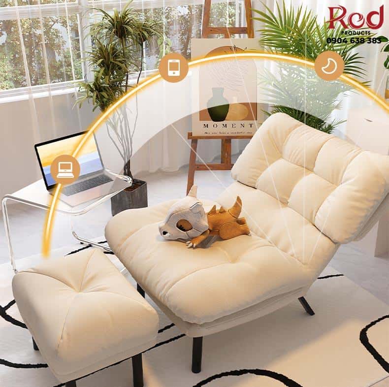 Ghế sofa lười gấp lưng kèm đôn LR7001 9