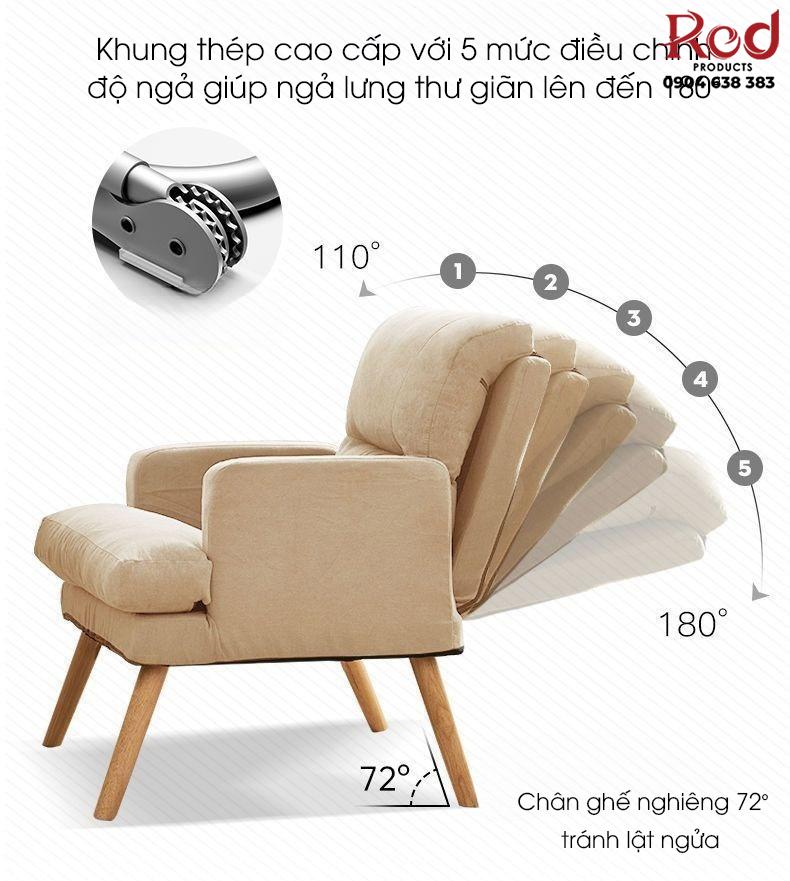 Ghế sofa lười thư giãn đọc sách kèm đôn WS6095 10