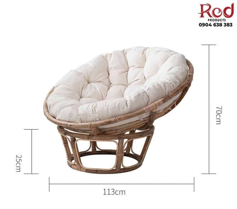 Ghế sofa mây Papasan thư giãn đọc sách TY7032 10