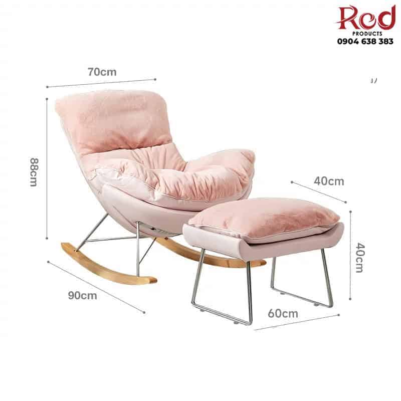 Ghế sofa thư giãn chân gỗ bập bênh LK1331 9