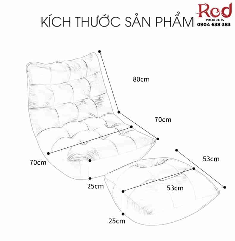 Ghế tựa lưng sofa bệt thư giãn Tatami SM1127 8