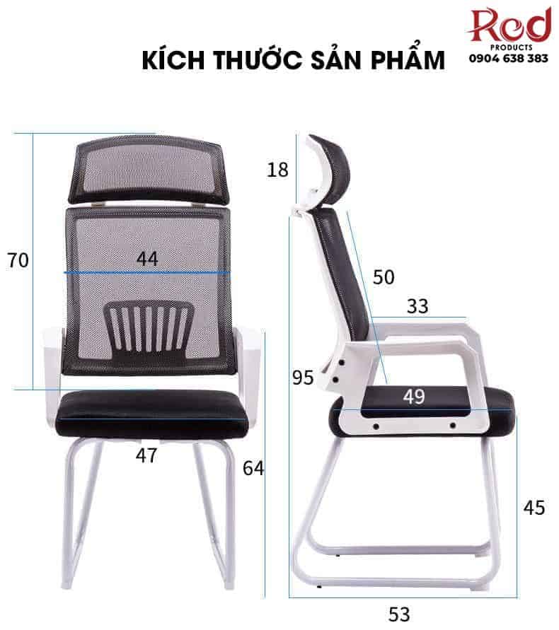 Ghế văn phòng chân quỳ lưng lưới tựa đầu AZ011 11