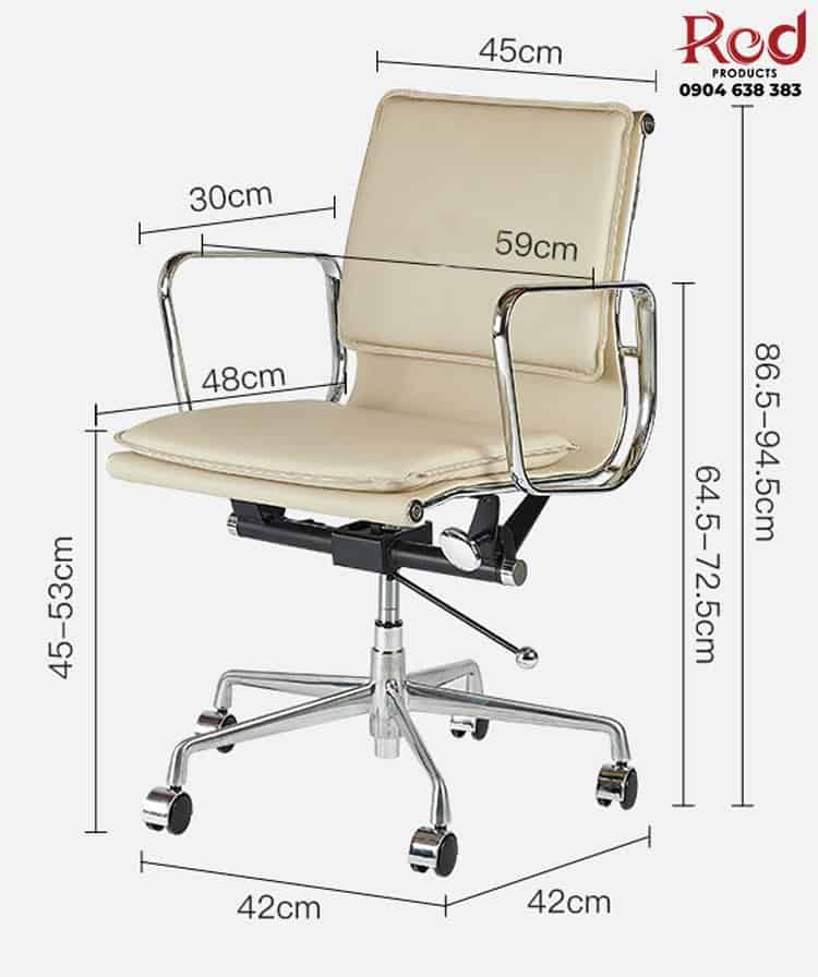 Ghế văn phòng Eames tựa lưng nâng hạ RZ012 14