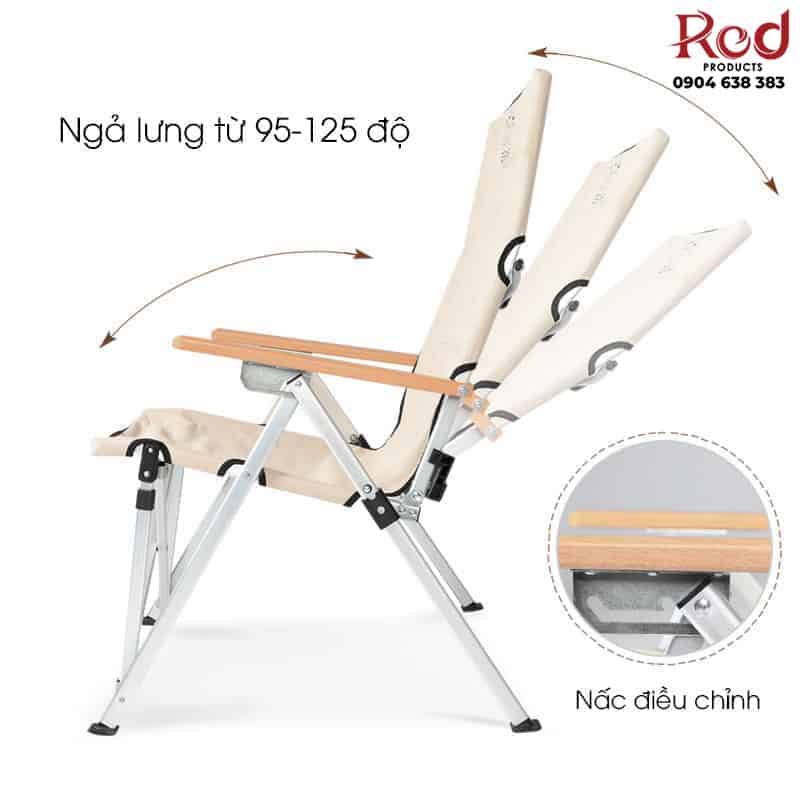 Ghế xếp picnic dã ngoại tựa lưng cao cấp ST7247 9