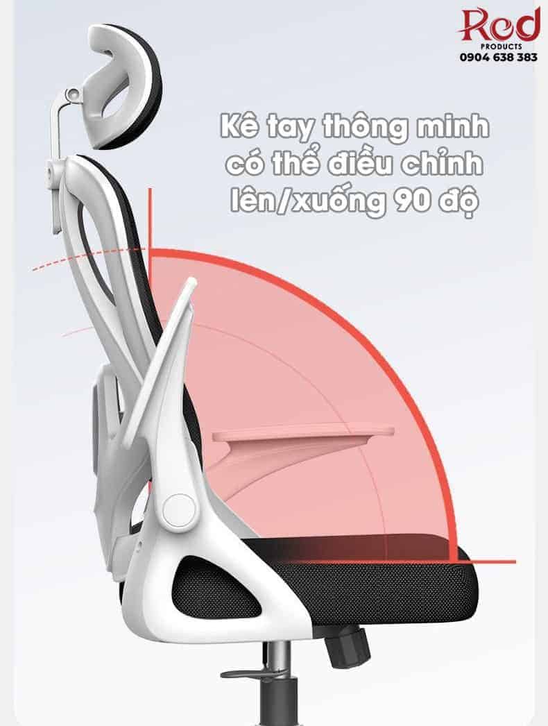 Ghế Ergonomic công thái học lưng lưới đệm cao su HF8850 7