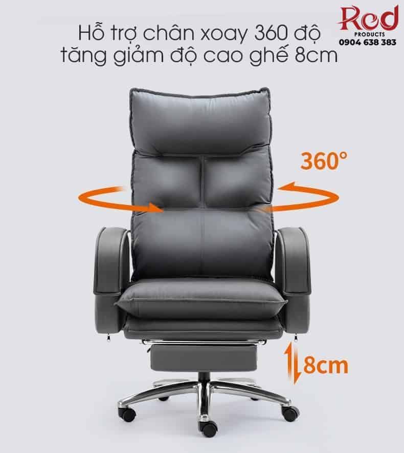 Ghế xoay văn phòng ngả lưng có gác chân ZA5613 12