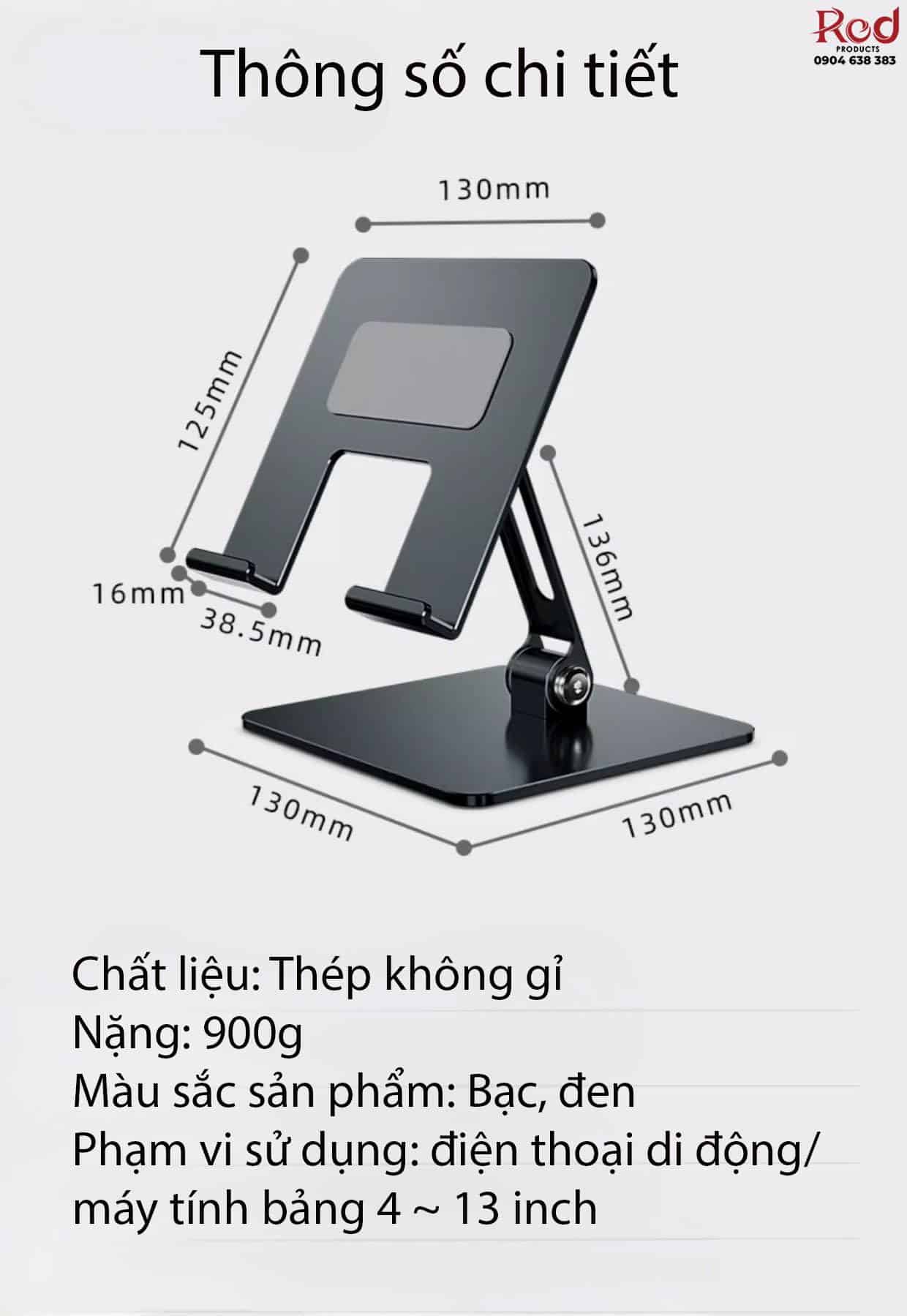 Giá đỡ điện thoại Ipad khung thép cao cấp CT011 14