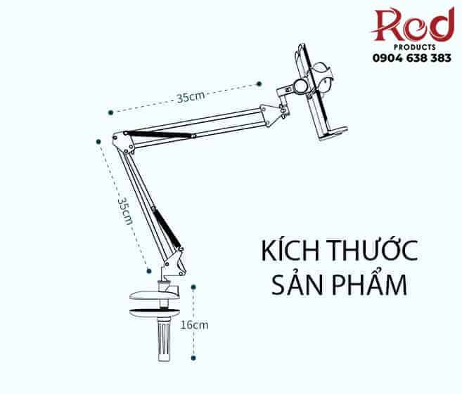 Giá đỡ đọc sách tay dài xoay 180 độ RDJ03 14