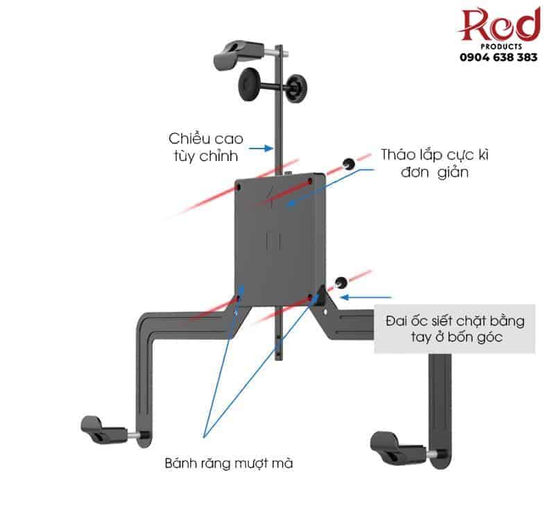 Giá đỡ kẹp màn hình máy tính BM5457 8