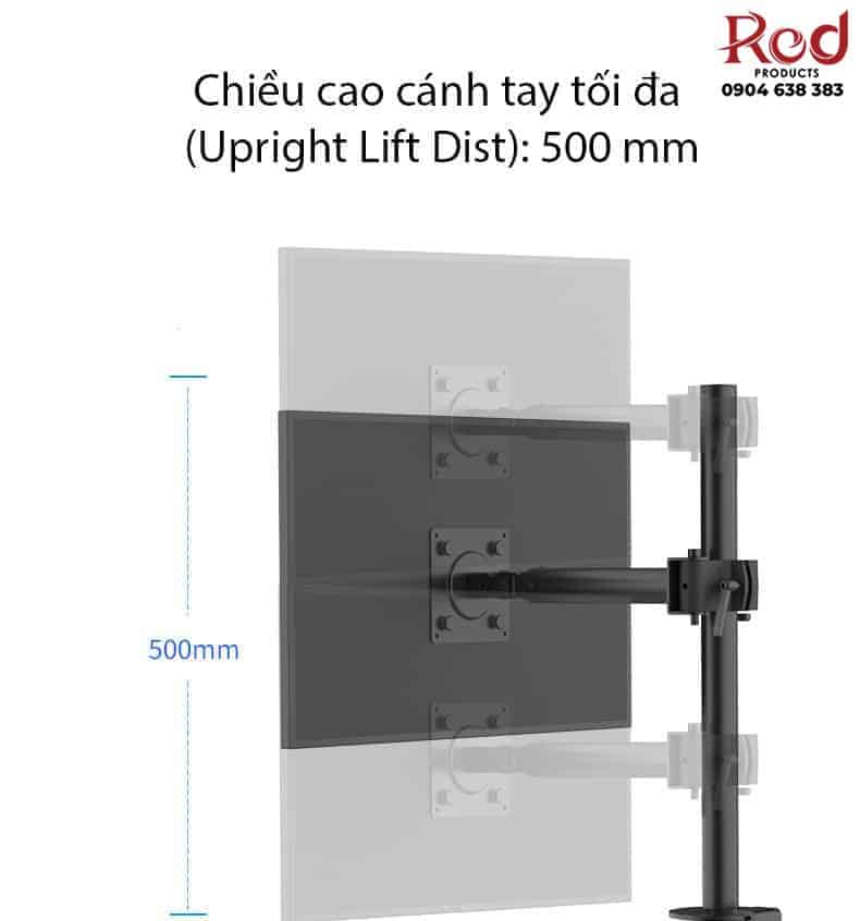 Giá treo 3 màn hình máy tính 17-32 Inch BM8391 6