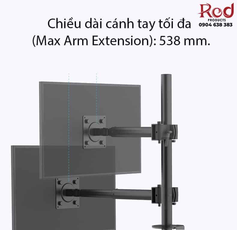 Giá treo 3 màn hình máy tính 17-32 Inch BM8391 7