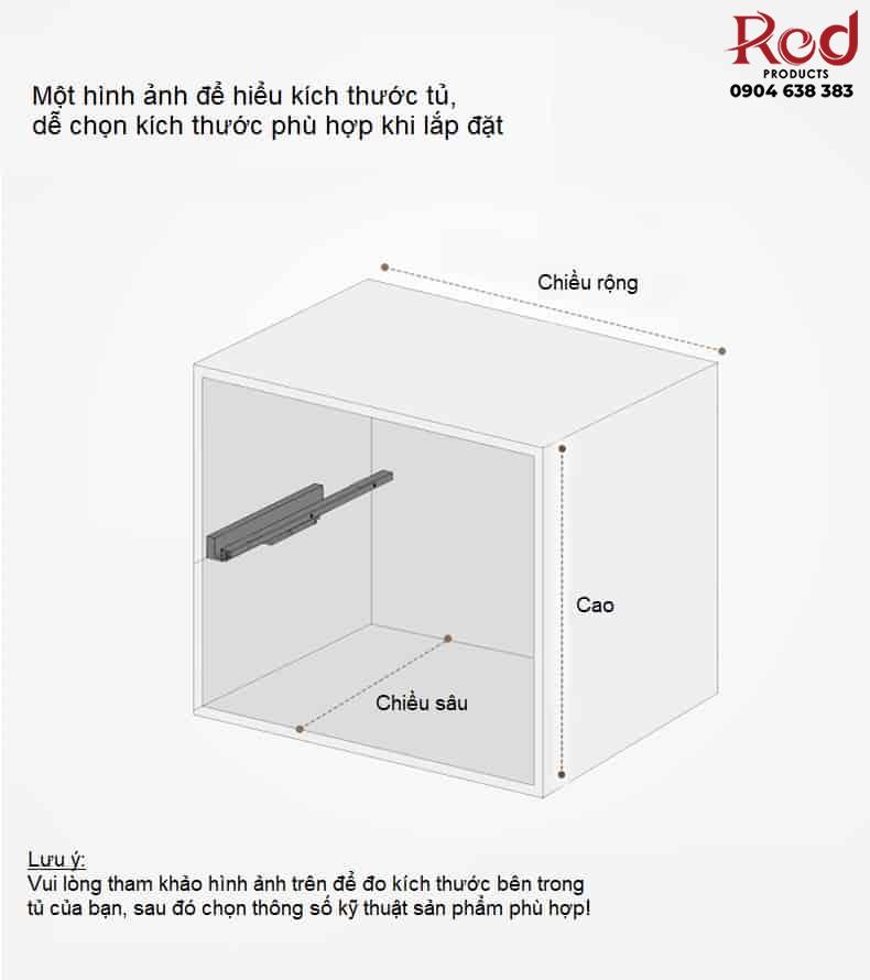 Giá treo quần tây phủ vải nhung giảm chấn HL2550C 5