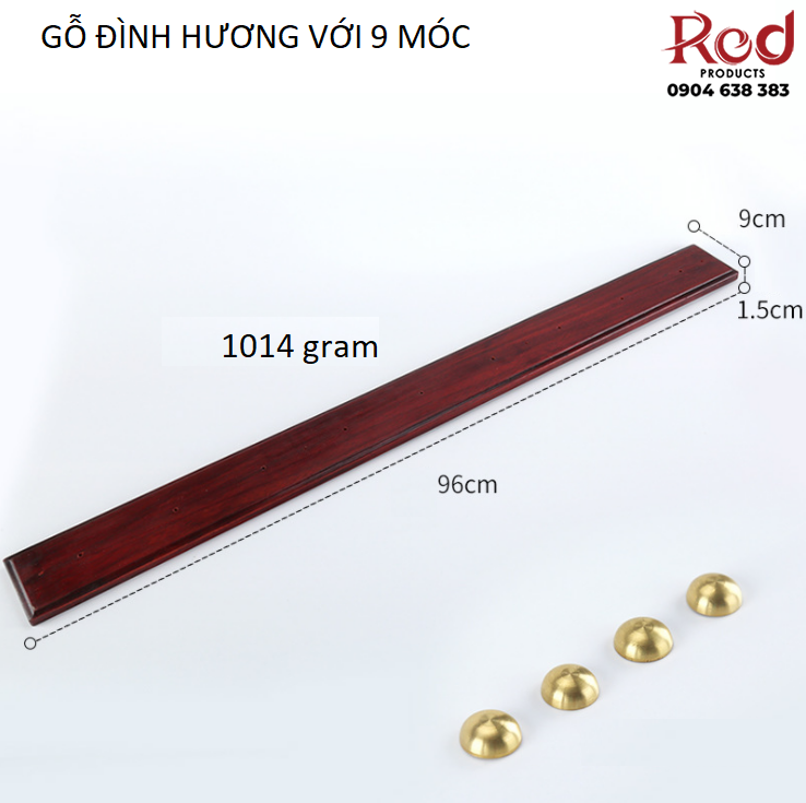 Móc quần áo treo tường bằng đồng thau T16XX 16