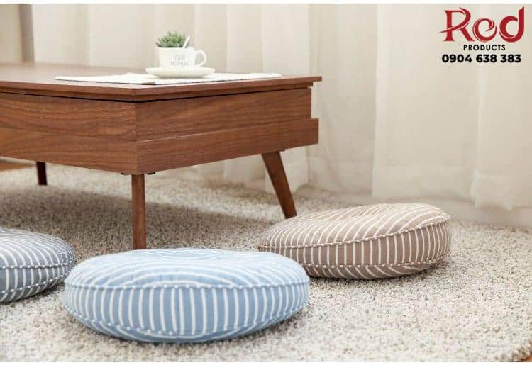 Gối tựa hình bánh rán lõi hạt xốp êm ái PCH2159 8