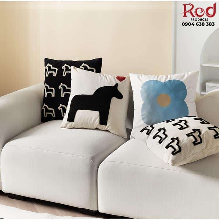 Gối tựa Polyester tối giản trang trí ghế sofa PCH0268 4