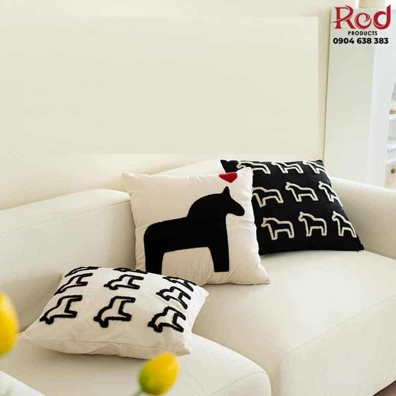 Gối tựa Polyester tối giản trang trí ghế sofa PCH0268 6