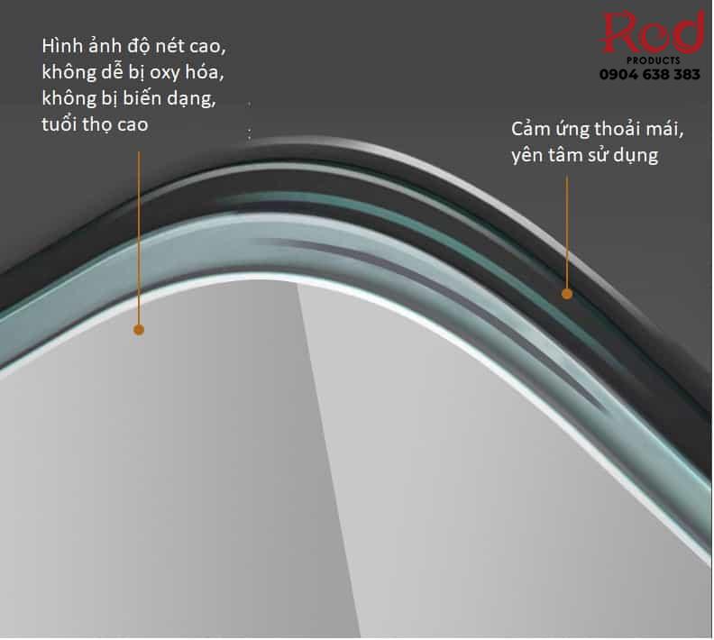 Gương đèn led phòng tắm hình giọt nước HSI9672 7