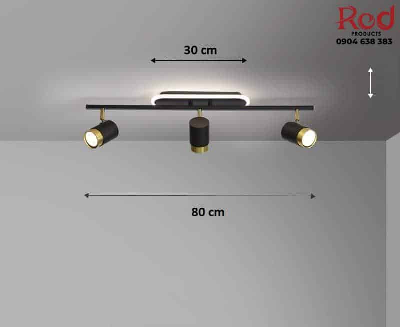 Đèn trần phòng trưng bày màu đen hiện đại ZH.HMXD058BL 6