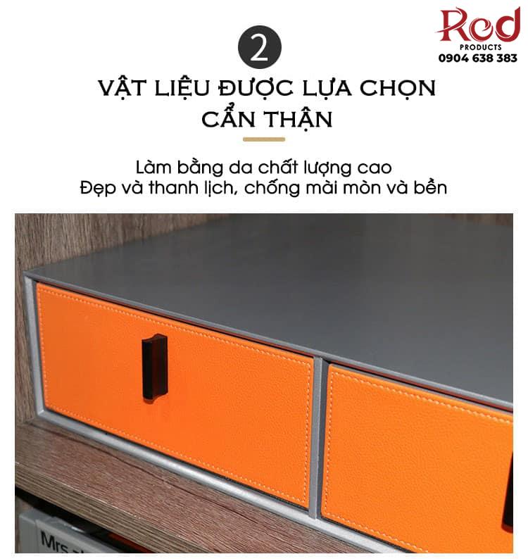 Hộc đựng quần áo trang sức phụ kiện bằng da HCR1013 16