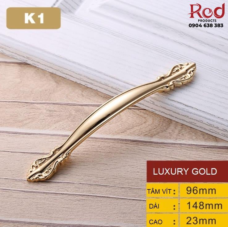 Tay nắm tủ cổ điển sang trọng luxury gold OFI.K1 4