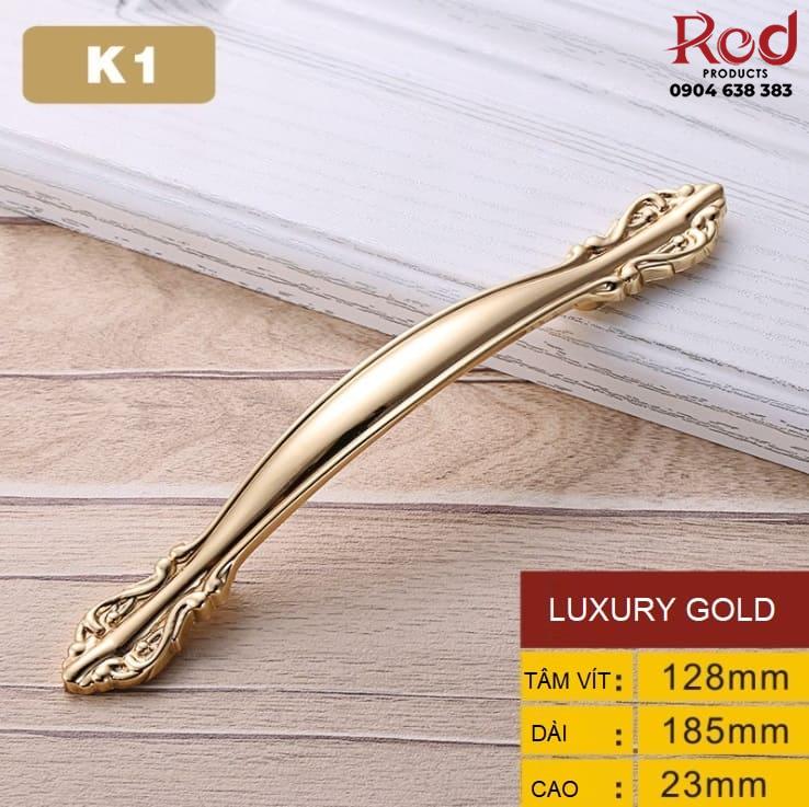 Tay nắm tủ cổ điển sang trọng luxury gold OFI.K1 5