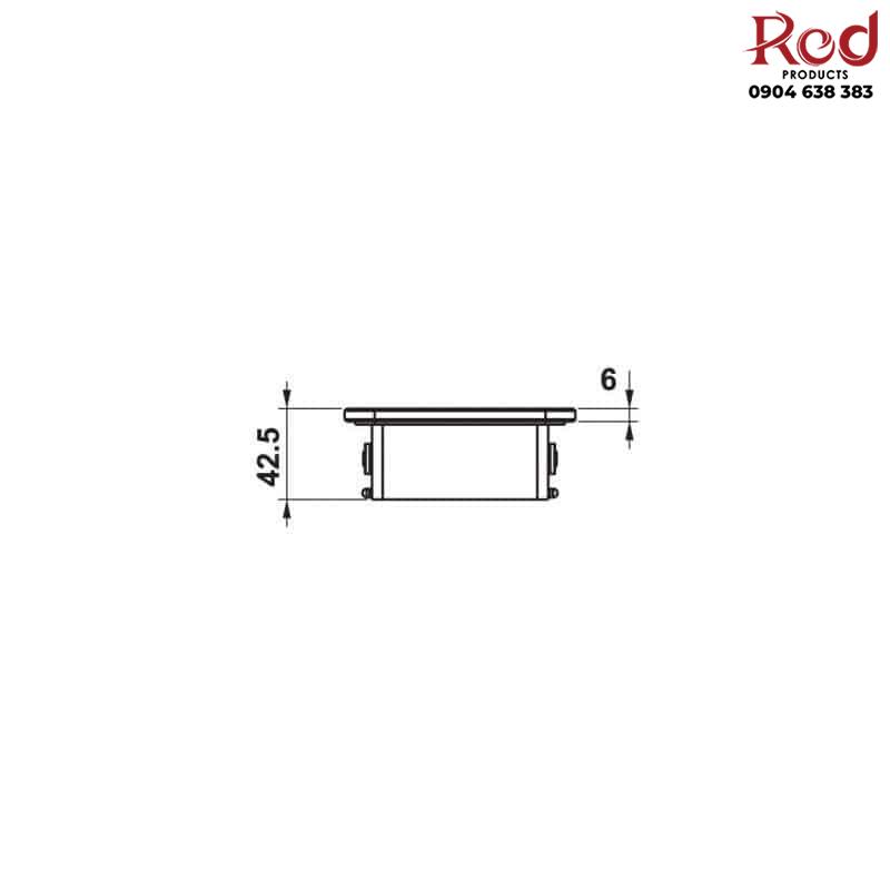 Kệ kính trắng 300 Hafele 495.80.238 11