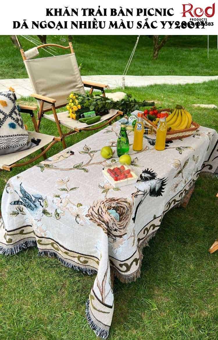 Khăn trải bàn picnic dã ngoại nhiều màu sắc YY2801Y 6