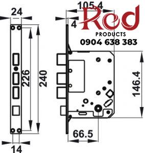 Khóa thẻ từ HAFELE EL7500TC 5