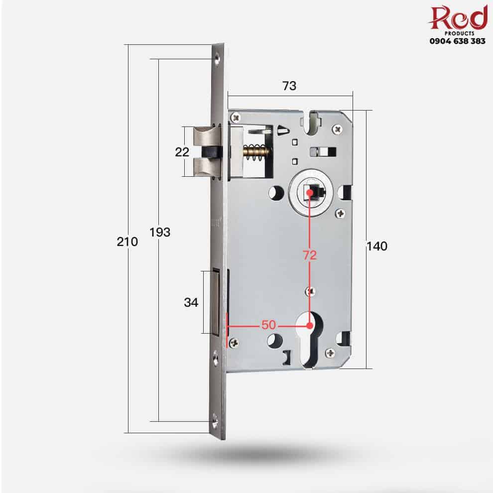 Khóa cửa phân thế hợp kim kẽm tối giản SID8217 16