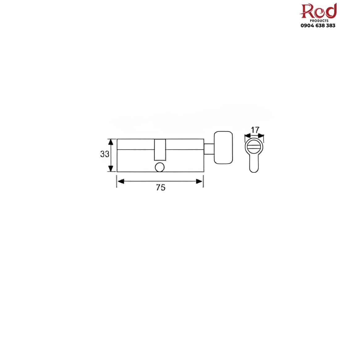 Khóa cửa tay gạt phân thể sang trọng Taura DL330 11