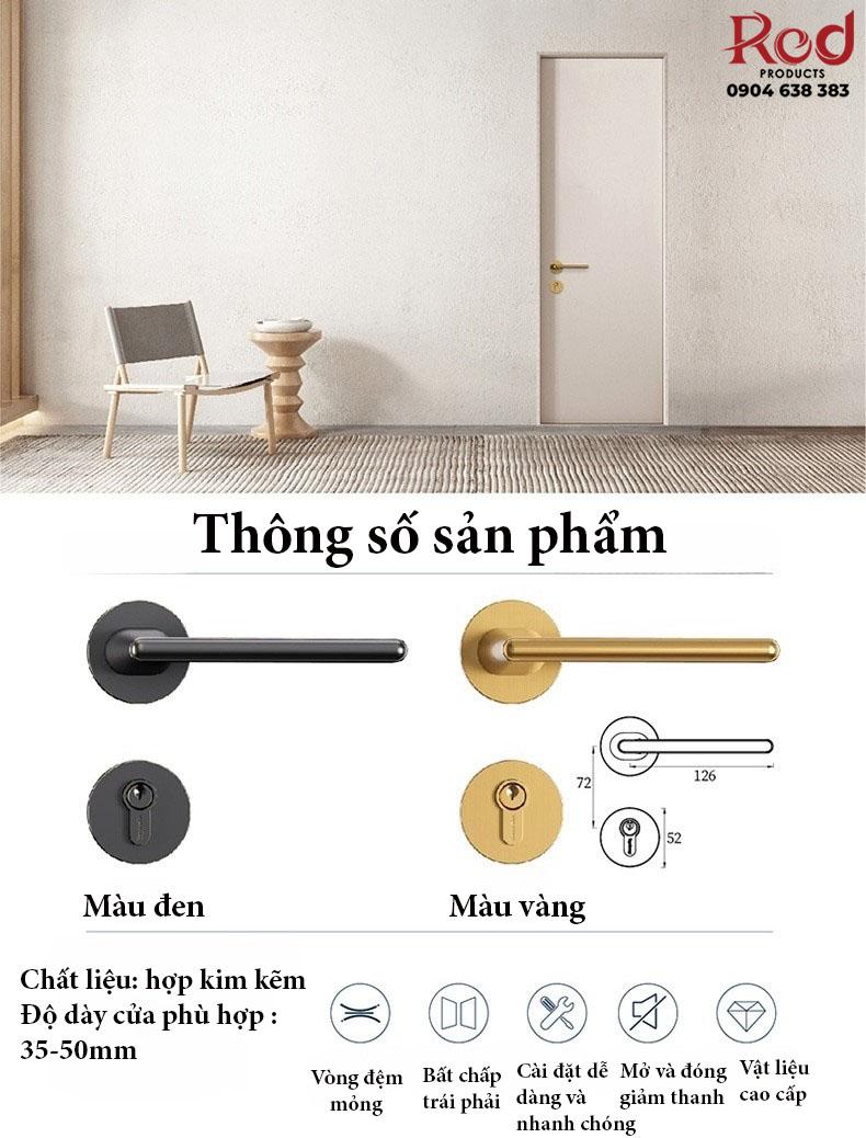 Khóa phân thể giảm thanh hợp kim kẽm DG7717 9