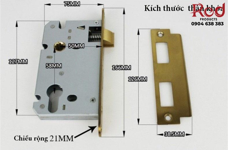 Khóa tay gạt phong cách hoàng gia Châu Âu SM4672 12