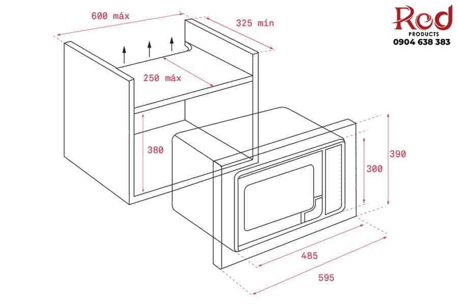 Lò vi sóng 20 Lít Teka Maestro ML 820 BI 4