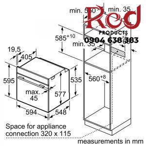 LÒ NƯỚNG ÂM TỦ 71L 60CM BOSCH HMH.HBG655BS1M 2