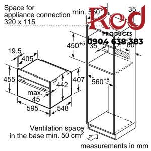 LÒ NƯỚNG KẾT HỢP VI SÓNG 45CM BOSCH HMH.CMG656BS6B 3