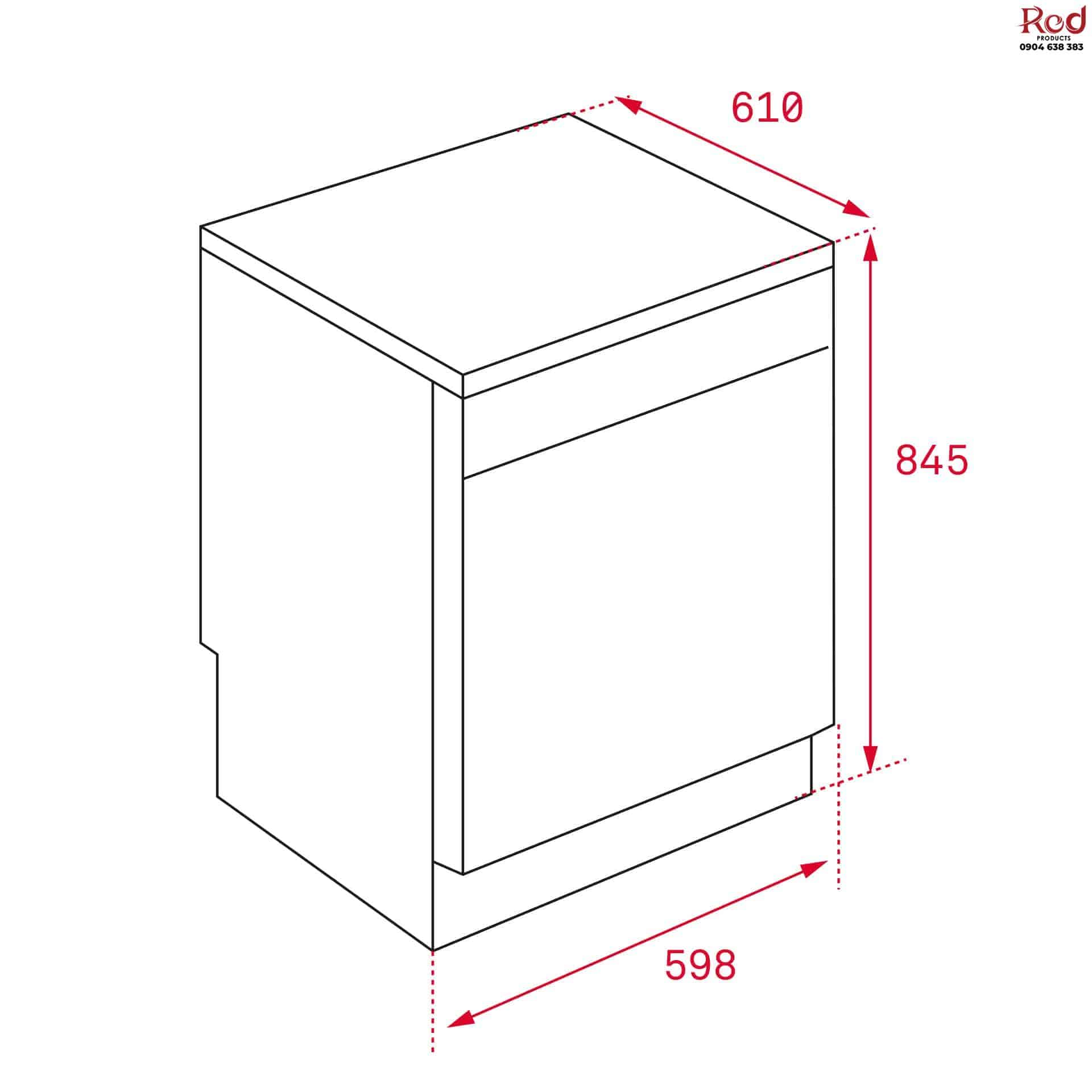 Máy rửa chén độc lập Teka LP8 820 4